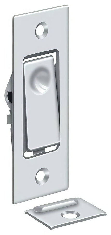 Deltana PDB42U26 polished chrome pocket door jamb bolt