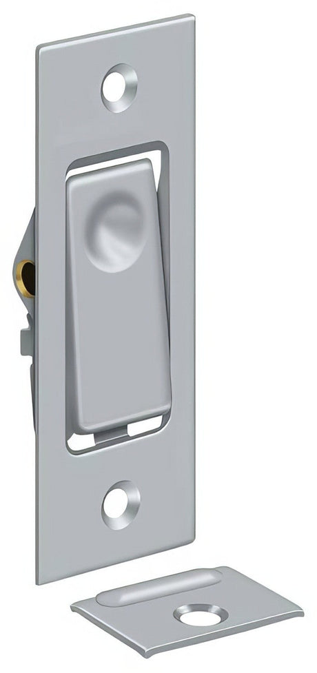 Deltana PDB42U26D pocket door jamb bolt in satin nickel, additional view