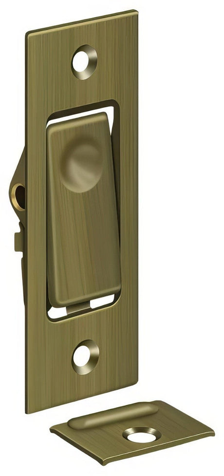 Deltana PDB42U5 pocket door jamb bolt in satin stainless, additional view