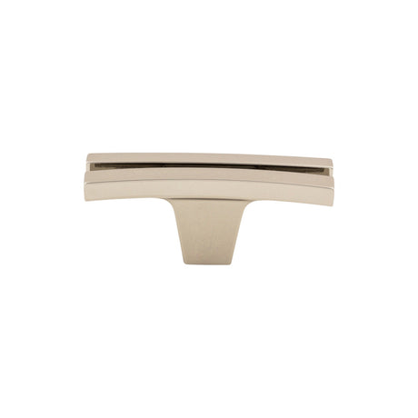 Top Knobs TK87PN Flared 2 5/8" Length Geometric Knob Polished Nickel