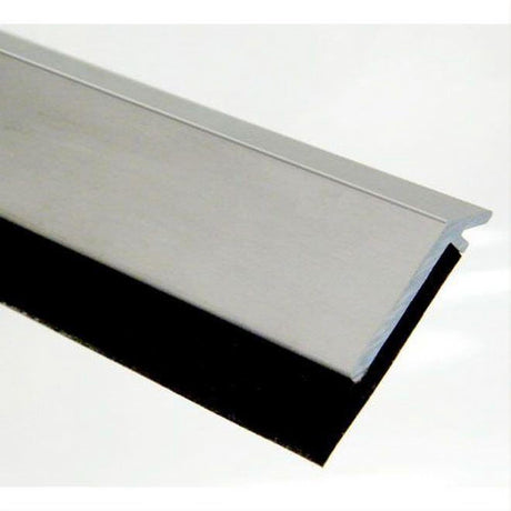 Pemko 315CN48 48 Inch Door Bottom Sweep with 7/16 Inch Neoprene Clear Aluminum Finish Clear Anodized Aluminum