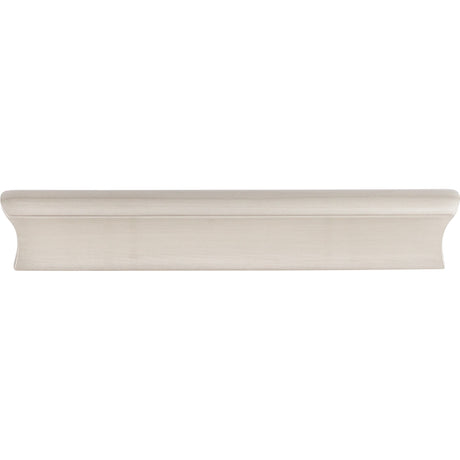 Top Knobs TK554BSN Glacier 5" Center to Center Finger Pull Brushed Satin Nickel