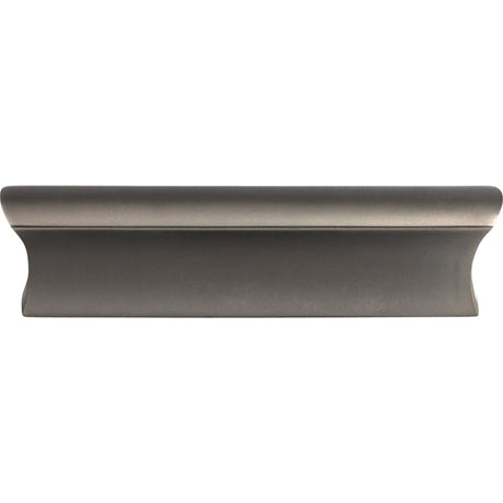 Top Knobs TK553AG Glacier 3" Center to Center Finger Pull Ash Gray