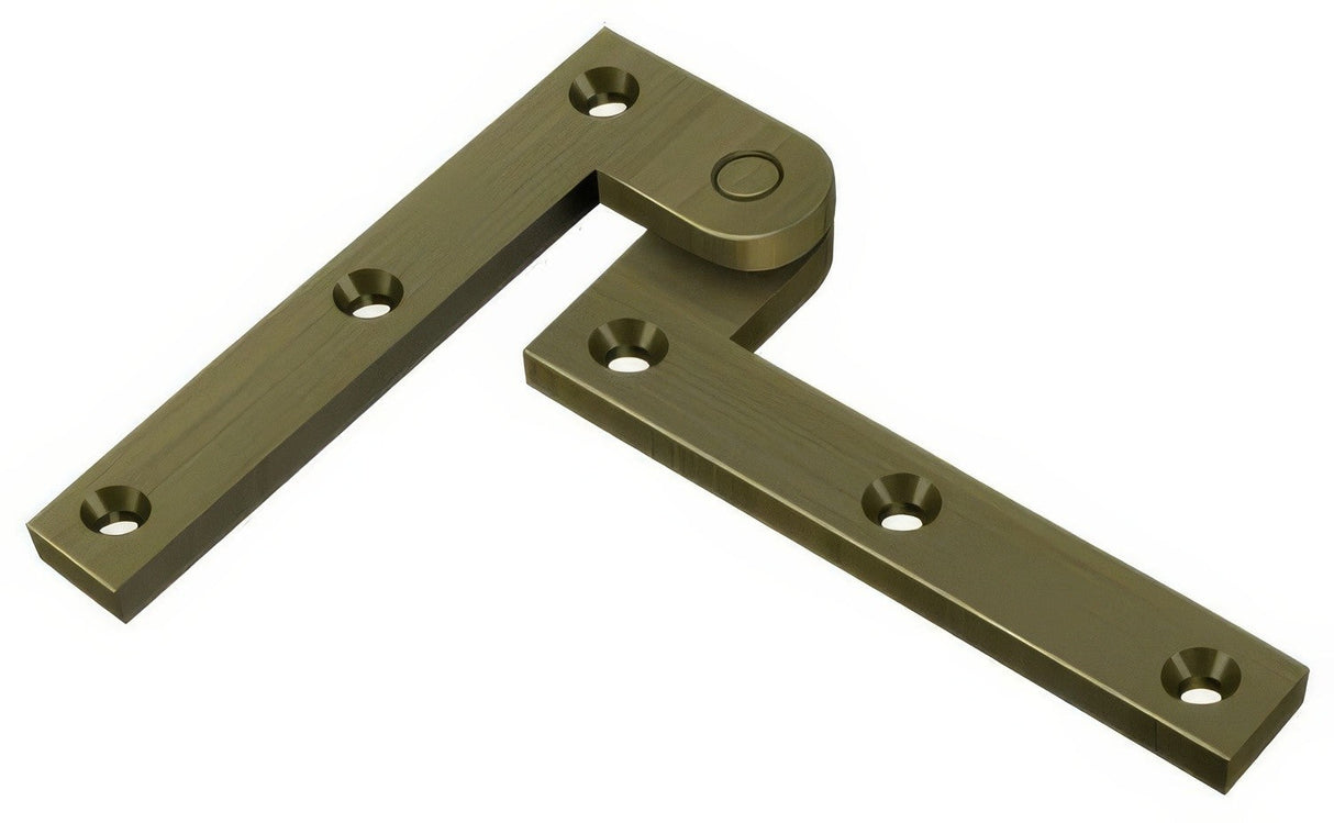 Deltana PH35U5 antique brass pivot hinge