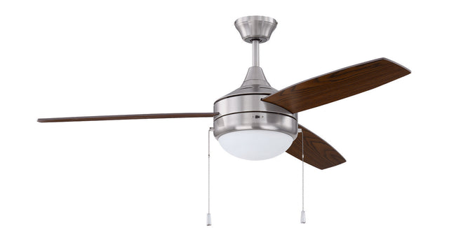 Craftmade PHA52BNK3 brushed polished nickel ceiling fan blades included