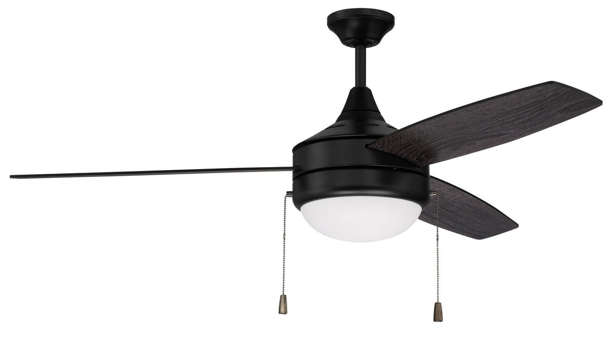 Craftmade PHA52FB3 flat black ceiling fan blades included