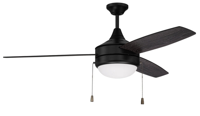 Craftmade PHA52FB3 flat black ceiling fan blades included
