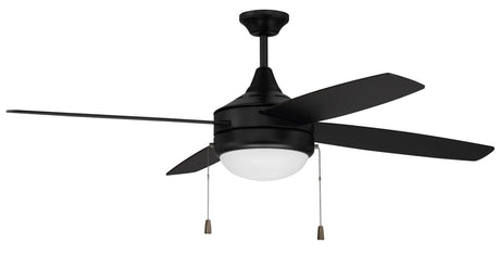 Craftmade PHA52FB4 flat black ceiling fan blades included