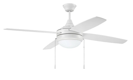 Craftmade PHA52W4 white ceiling fan blades included