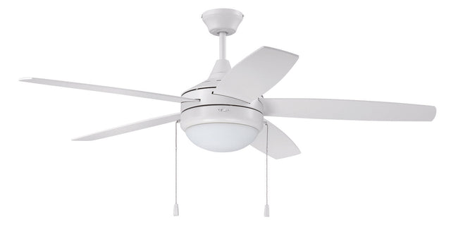 Craftmade PHA52W5 white ceiling fan blades included