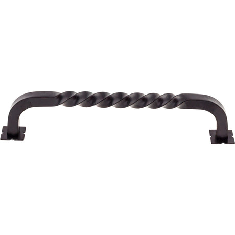 Top Knobs M1246-7 Twist 7" Center to Center Bar Pull Patina Black