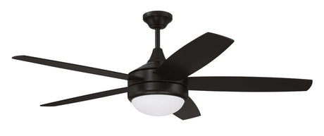 Craftmade PHZ52FB5 flat black ceiling fan blades included