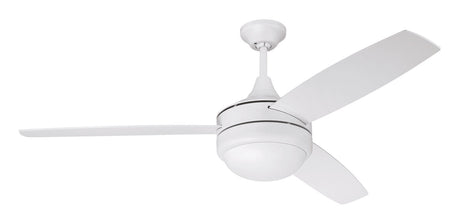 Craftmade PHZ52W3 white ceiling fan blades included