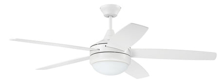 Craftmade PHZ52W5 white ceiling fan blades included