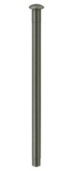 Deltana PIN-ST4U15A antique nickel hinge pin