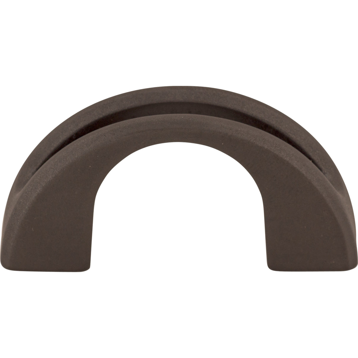 Top Knobs TK617SAB Tango U 1 1/4" Center to Center Finger Pull Sable