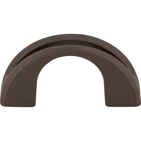 Top Knobs TK617SAB Tango U 1 1/4" Center to Center Finger Pull Sable