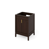 Jeffrey Alexander Theodora 24" Dark Walnut Single Sink Bathroom Vanity with White Quartz Top - 8 in. Widespread Faucet Top - VKITTHE24DWWQR1 product image 2