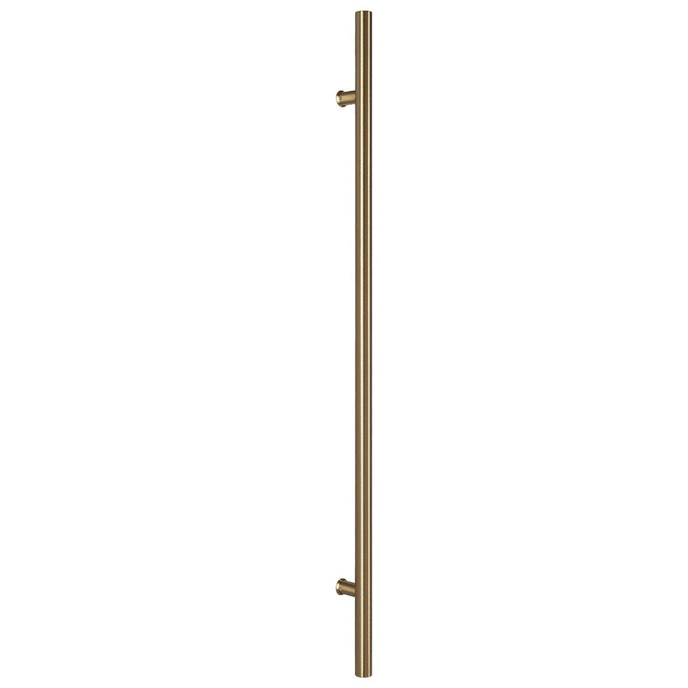 Sure-Loc PL-1RD48 SB satin brass round long door pull