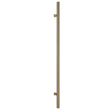 Sure-Loc PL-1RD72 SB satin brass round long door pull