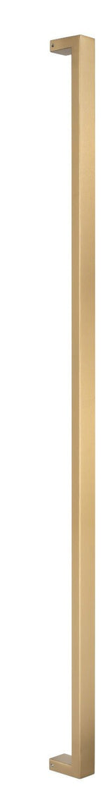 Sure-Loc PL-1SQ48 SB satin brass square long door pull