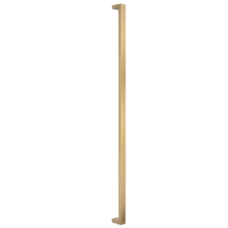 Sure-Loc PL-1SQ72 SB satin brass square long door pull