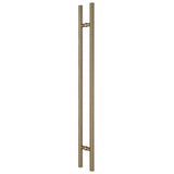 Sure-Loc PL-2RD48 SB satin brass round long door pull