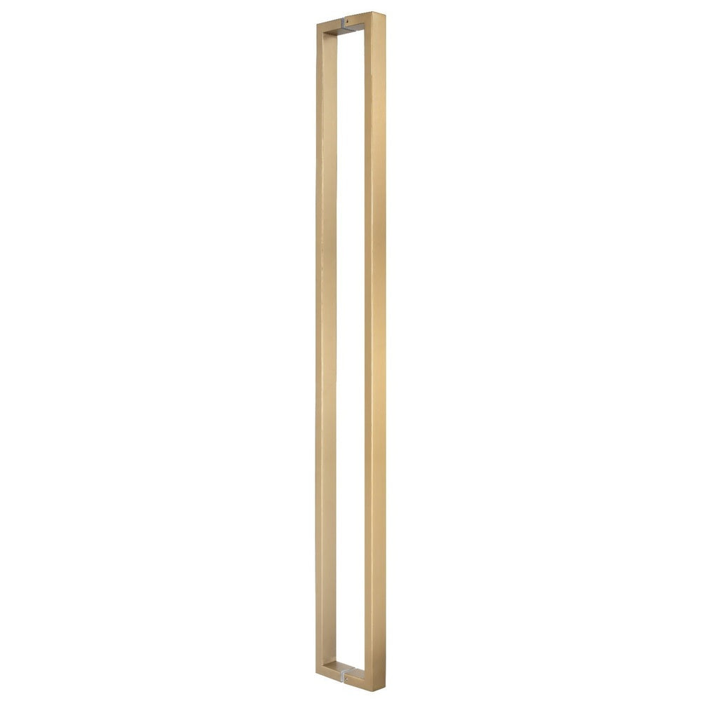 Sure-Loc PL-2SQ48 SB satin brass square long door pull