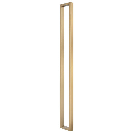 Sure-Loc PL-2SQ72 SB satin brass square long door pull