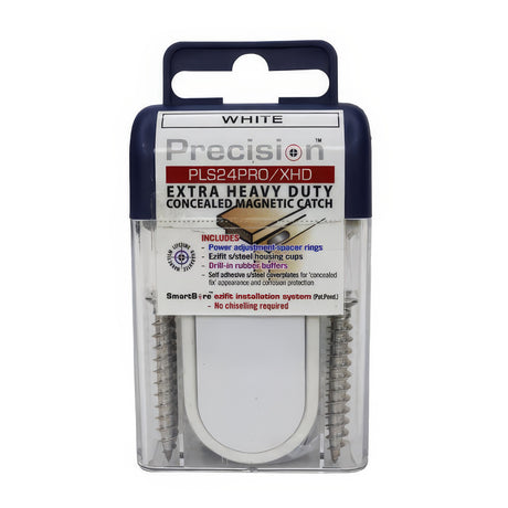 Precision Lock PLS24PROXHD-WHT white magnetic catch