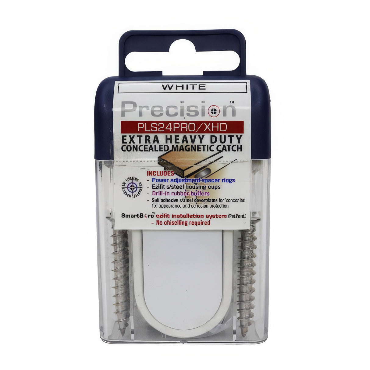 Precision Lock PLS24PROXHD-WHT white magnetic catch