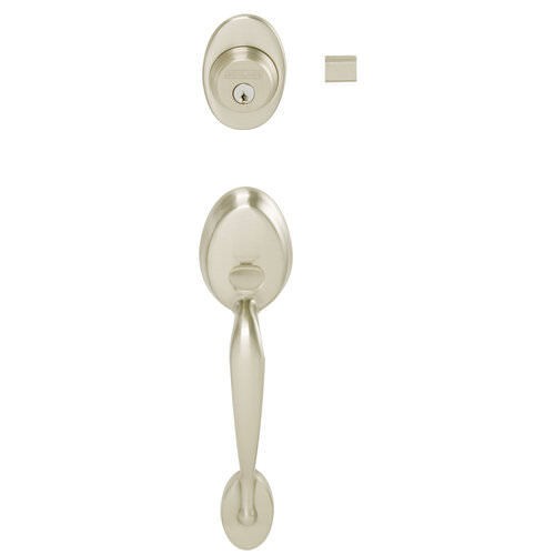 Schlage F62PLY613FLARH F62-PLY-FLA-RH Right Hand Plymouth Double Cylinder Handleset Oil Rubbed Bronze