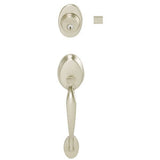 Schlage F62PLY613FLARH F62-PLY-FLA-RH Right Hand Plymouth Double Cylinder Handleset Oil Rubbed Bronze