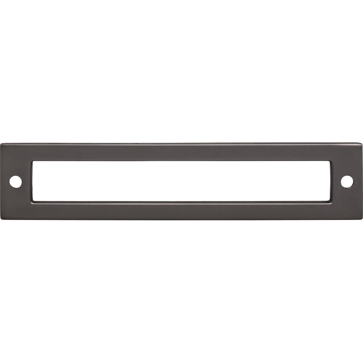 Top Knobs TK925AG Hollin 5 1/16" Center to Center Pull Backplate Ash Gray