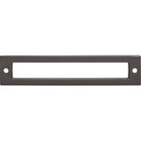 Top Knobs TK925AG Hollin 5 1/16" Center to Center Pull Backplate Ash Gray