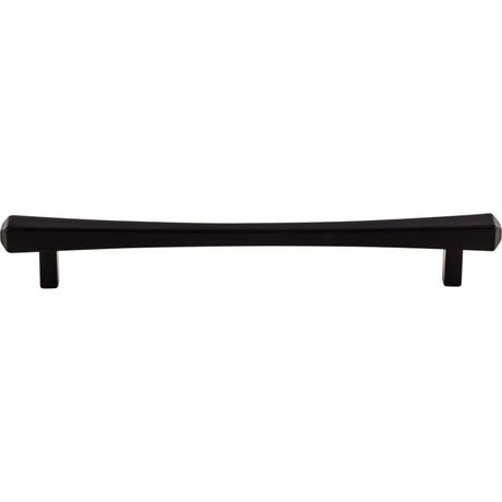 Top Knobs TK815BLK Juliet 7 9/16" Center to Center Bar Pull Flat Black