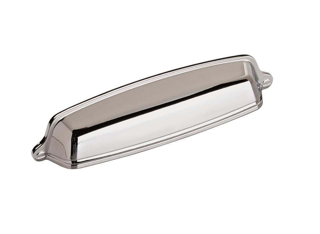 Amerock BP2243926 Stature 5-1/16 inch (128mm) Center-to-Center Polished Chrome Cabinet Cup Pull