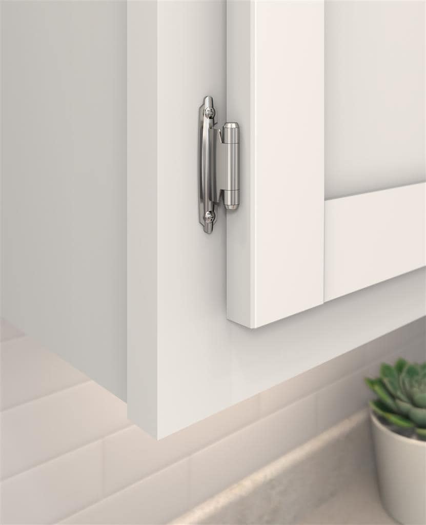 Amerock BPR342926 Decorative Hinges Polished Chrome Hinge lifestyle view 1