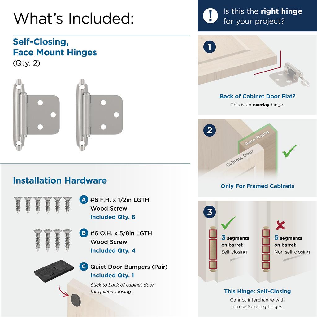 Amerock BPR342926 included mounting hardware