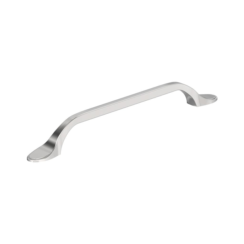Amerock BP2193826 Ravino 6-5/16 inch (160mm) Center-to-Center Polished Chrome Cabinet Pull