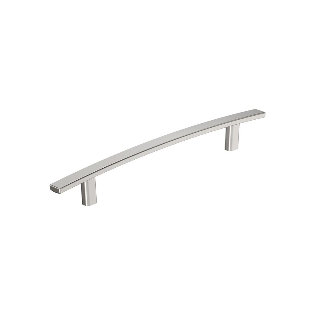 Amerock BP26208PN Cyprus 7-9/16 inch (192mm) Center-to-Center Polished Nickel Cabinet Pull