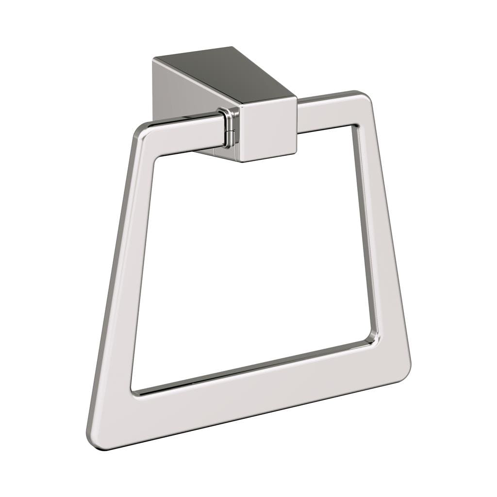 Amerock BH36002PN Blackrock Polished Nickel Closed Towel Ring