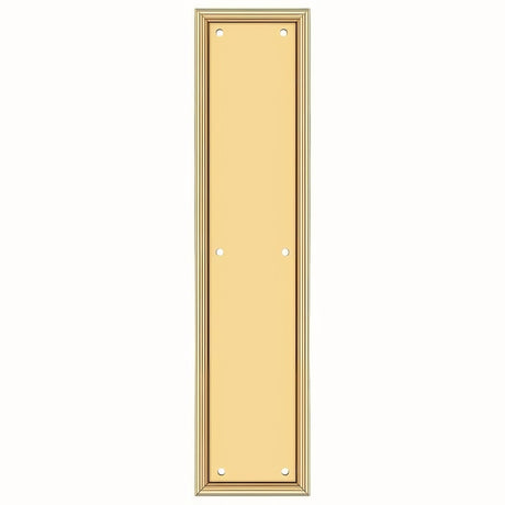 Deltana PP2280CR003 lifetime polished brass push plate
