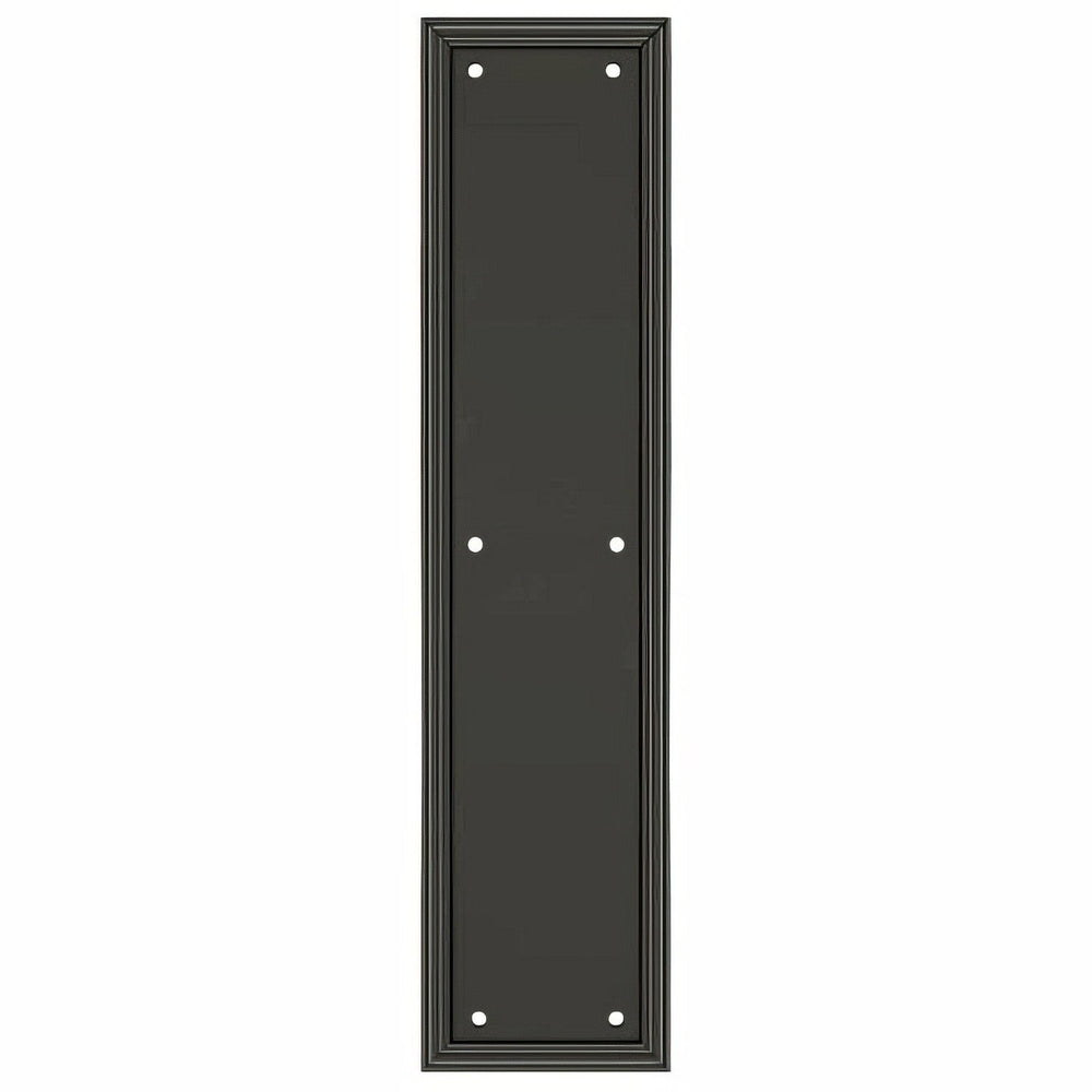 Deltana PP2280U10B oil rubbed bronze push plate