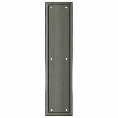 Deltana PP2280U15A antique nickel push plate