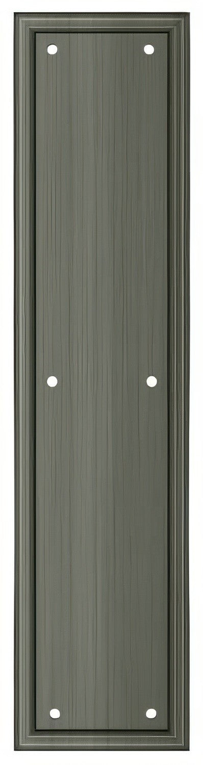 Deltana PP2280U15A push plate in satin stainless, additional view