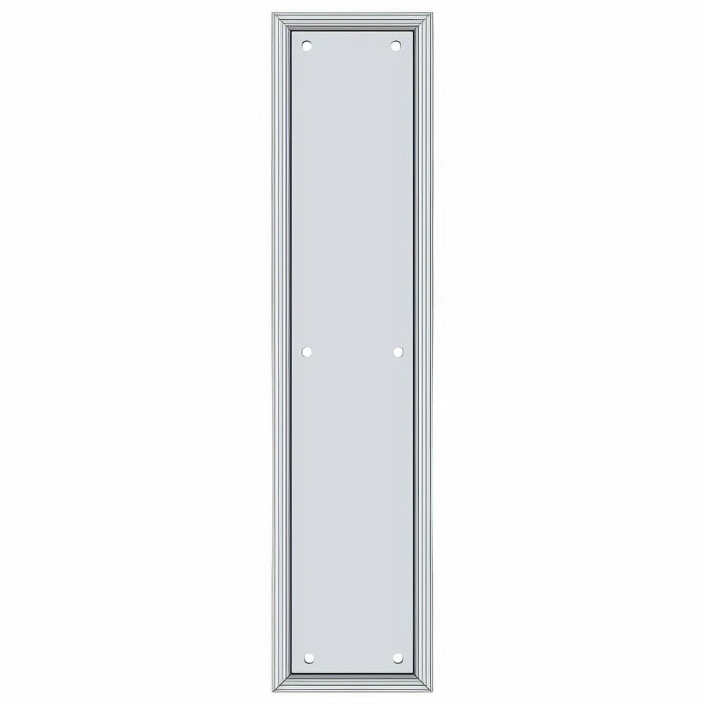 Deltana PP2280U26 polished chrome push plate