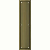 Deltana PP2280U5 antique brass push plate