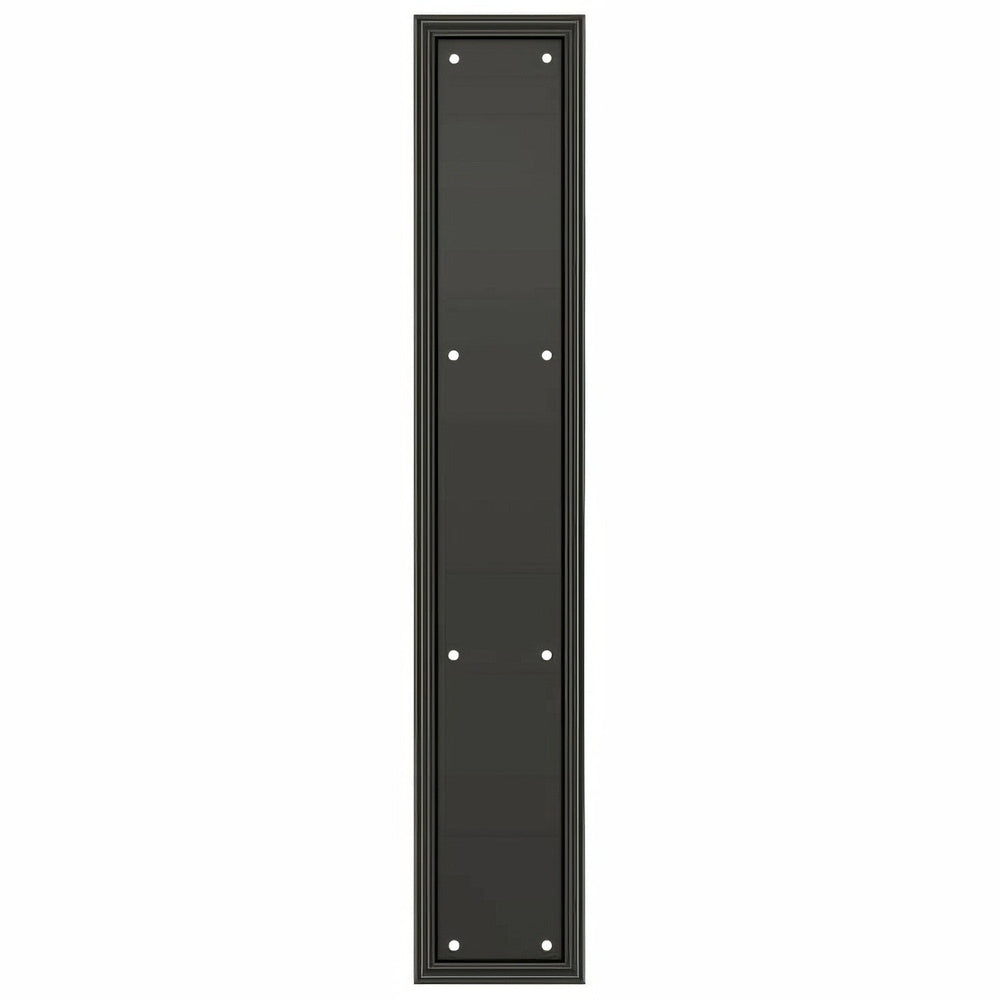 Deltana PP2281U10B oil rubbed bronze push plate