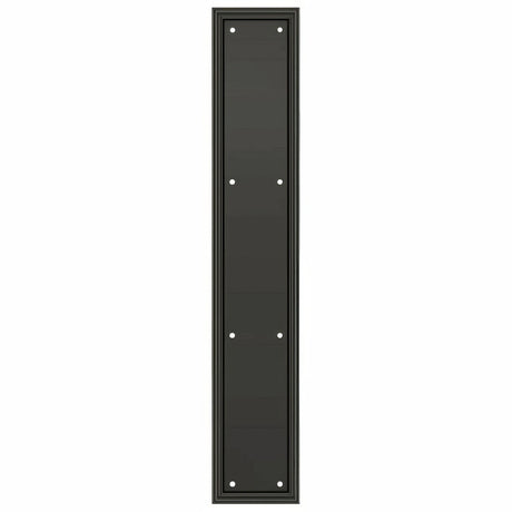 Deltana PP2281U10B oil rubbed bronze push plate